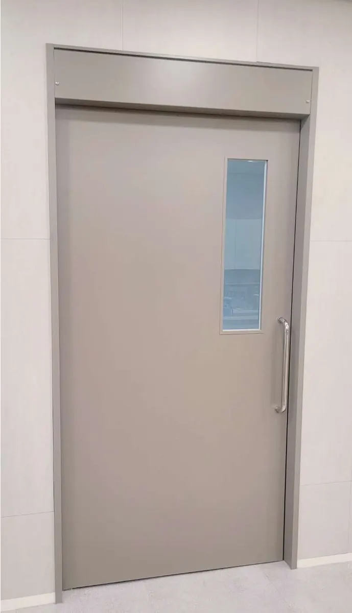 벽수납 반자동문 시공 사진 1